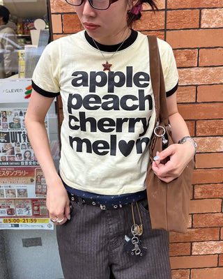Fruit lettering T-shirt