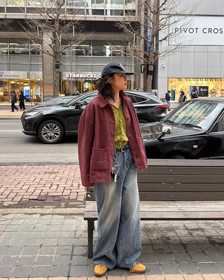 Two-pocket collar jacket