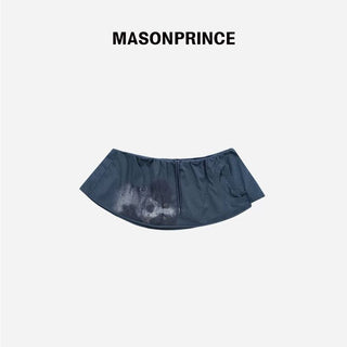 [MASONPRINCE] Deconstructed Knit Mini Skirt