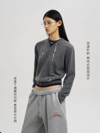 [MASONPRINCE] Cashmere Fitted Sweater