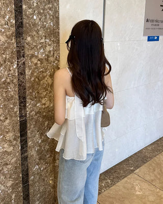 Scarf & Can-Can Camisole Set