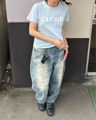 (Unisex) Vintage Camo Denim Pants