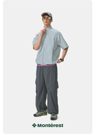 [Monterest] Stand Collar Breathable Zip-Up Jacket