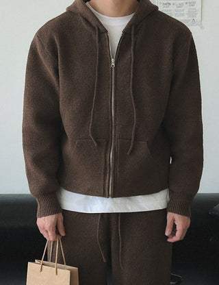 Sunday Knit Zip-Up Hoodie (5 colors)