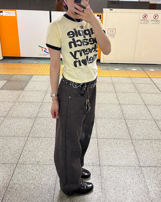 Fruit lettering T-shirt