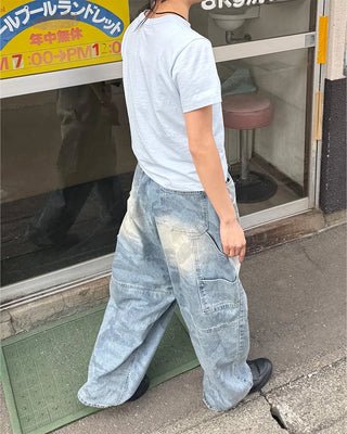 (Unisex) Vintage Camo Denim Pants