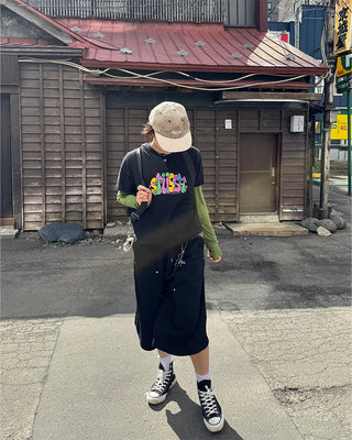 (UNISEX) Snap Bermuda Easy Pants
