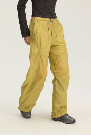 [Monterest] UPF50+ Water-Resistant Ruched Parachute Pants