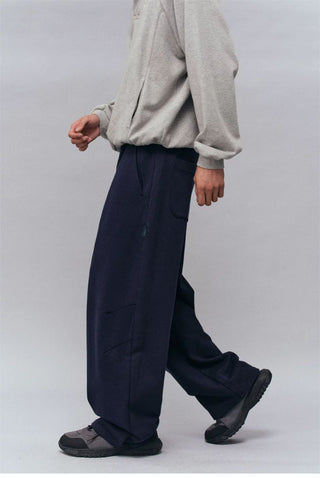 [Monterest] Relaxed Fit Drawstring Knit Sweatpants