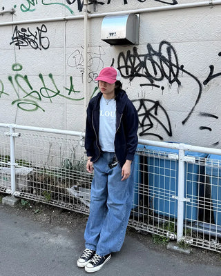 (UNISEX) Wide Denim Pants