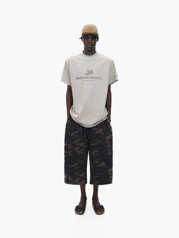 [MASONPRINCE] Camouflage Cropped Sweatpants