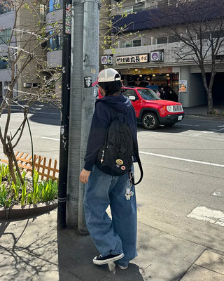 (UNISEX) Wide Denim Pants