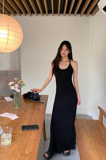 french long skirt drape dress