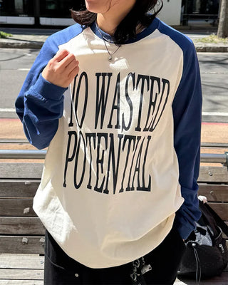 Logo Raglan Long T-Shirt