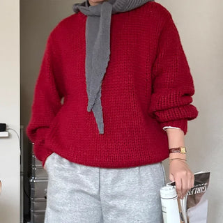 Vivid gauge knit sweater