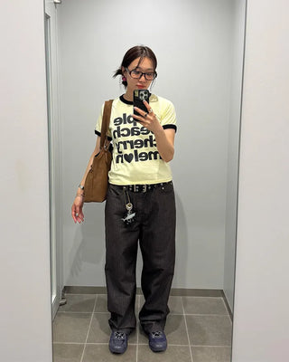 Fruit lettering T-shirt