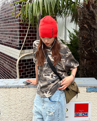 Camo Ringer T-shirt