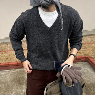 Alpaca Mix V-Neck Knit