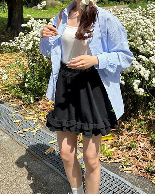 Can-can frill shorts