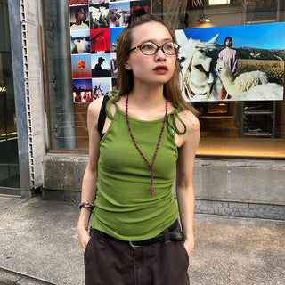 Mild Asymmetrical Ribbon Camisole