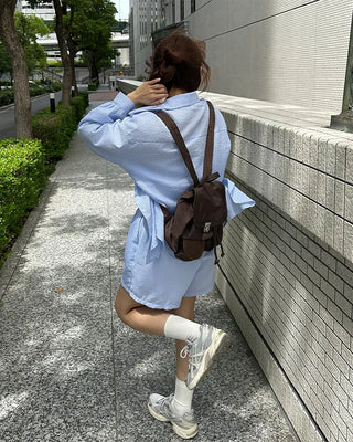 Multi-pocket basic backpack