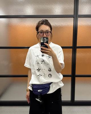 Starfish print T-shirt