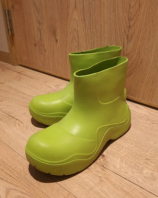 Mid-calf rain boots