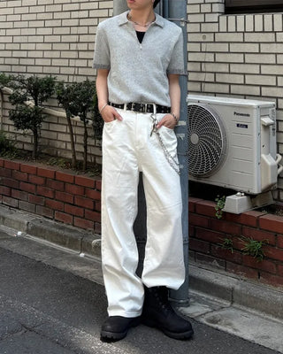 Half-zip summer knit