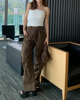 Cargo string easy pants
