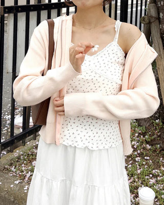 Lace flower pattern camisole