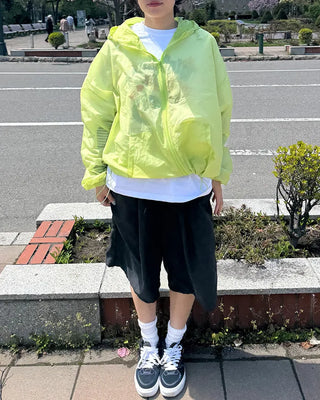 Windbreaker Hooded Zip-Up