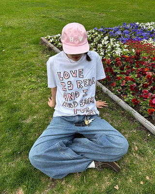 Crayon lettering T-shirt
