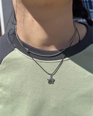 Rose bead necklace