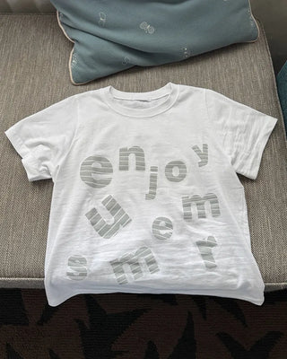 Lettering Short-Sleeved T-Shirt
