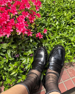 Shirring loafers