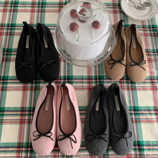 Dillen Ribbon Flat Shoes (4c)