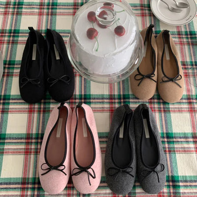 Dillen Ribbon Flat Shoes (4c)