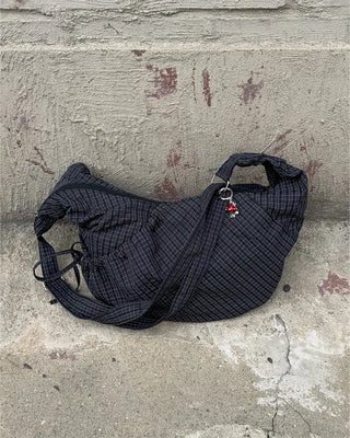 Checkered Big Crossbody Bag