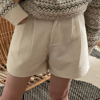 Corduroy shorts