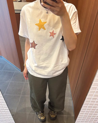 Loose cotton pants