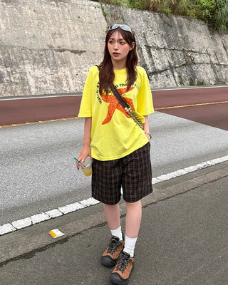 Checked Easy Shorts