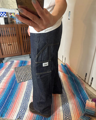 D-ring carpenter denim pants