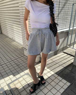 Dot Shirring Shoulder Bag