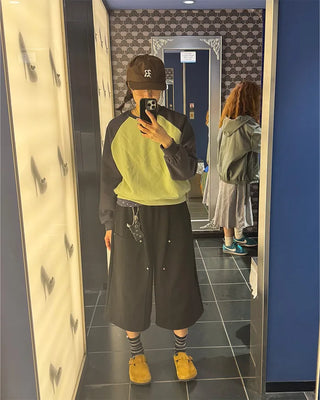 Raglan sweatshirt