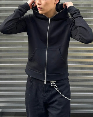 Basic zip-up hoodie