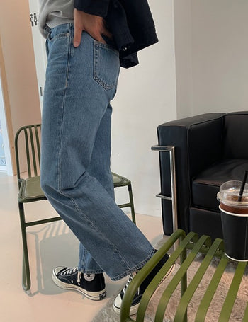 Con Denim Semi-Wide Fit (YKK Banding)