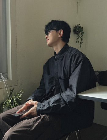 Minimal Season Shirt Jacket (2 colors)