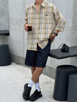 Amande Summer Check Shirt