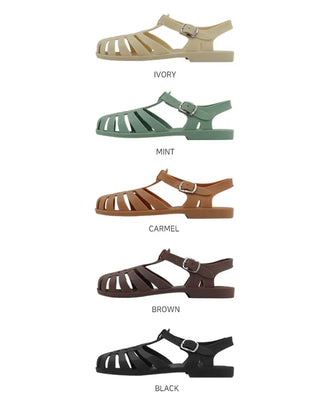 [5 colors] Aqua Jelly Sandals