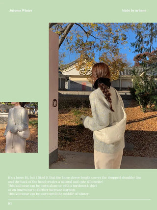 Shooting Star Oversized Wool Knit